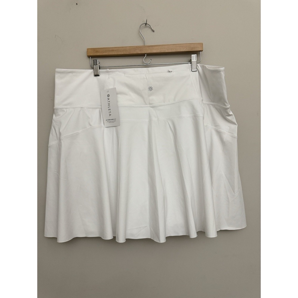 Athleta womens Skorts Tennis Sz 3X Large White Athletic Golf Stretch